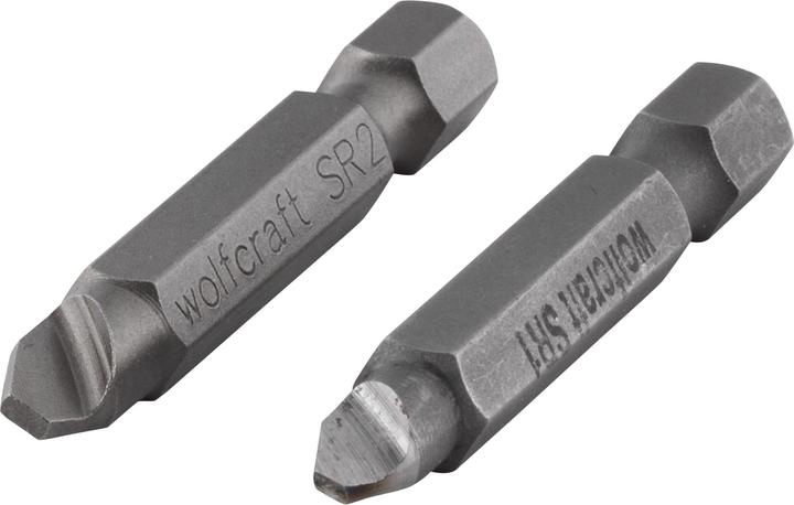 wolfcraft Screw Remover Set for Screws With Damaged Drive Profile, 2 Pcs. (SR 1 / SR 2)