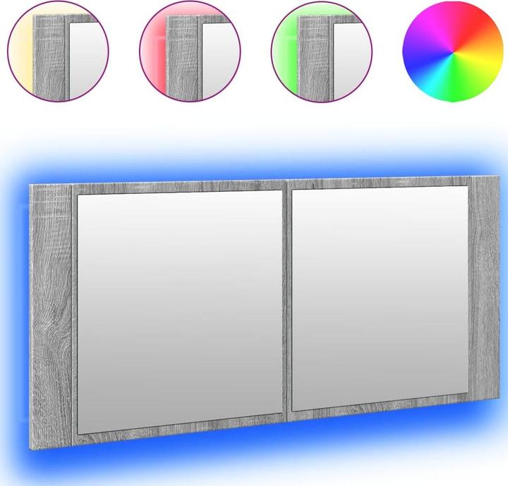 Immagine prodotto VidaXL LED-Spiegelschrank (100 x 12 x 45 cm)