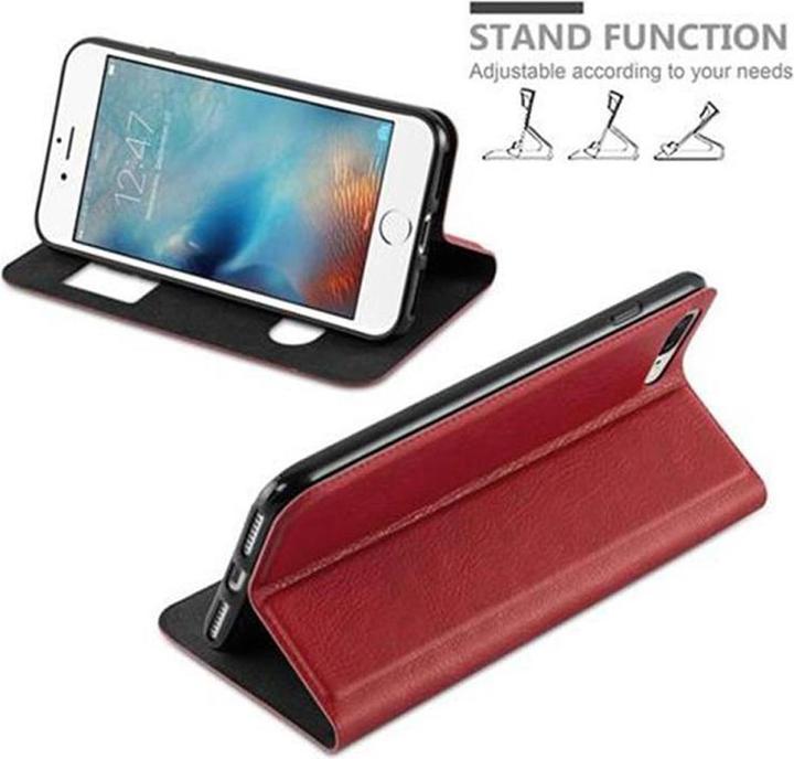 Actual product image Cadorabo Book with View double window cover (Apple iPhone 7 Plus, Apple iPhone 7s Plus, Apple iPhone 8 Plus)