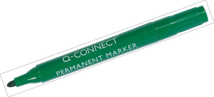 Produktbild Q-Connect Permanent Marker mit Rundspitze (Grün, 2 mm, 1 x)