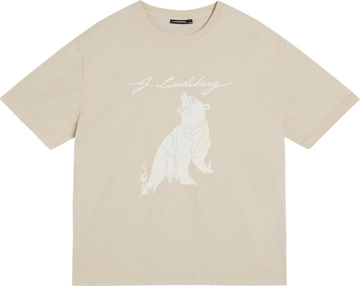Produktbild J. Lindeberg Walsch Box Print T-Shirt Oyster (L)