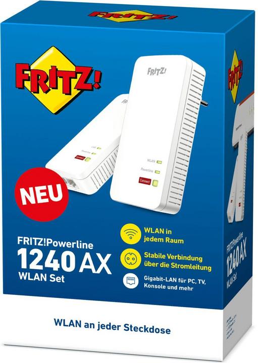 Produktbild AVM FRITZ!Powerline 1240 AX (1200 Mbit/s)