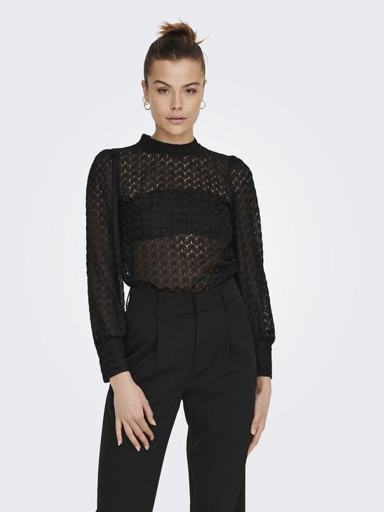 Image du produit JdY Haut décoré de dentelle avec manches longues (XL)