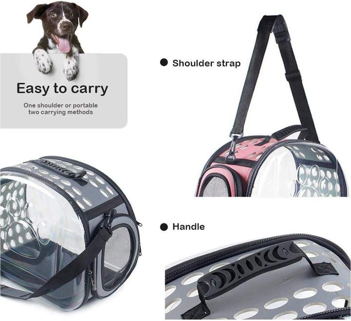 Image du produit Petcute Hunde- und Katzentragetasche (Chat, Chien, Respirant)