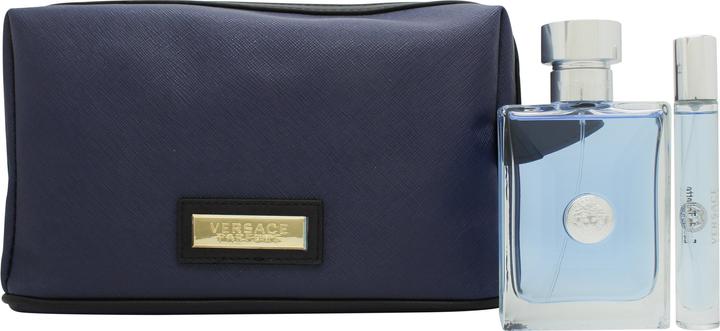 Produktbild Versace Pour Homme by Gift Set -- 3.4 oz Eau de Toilette Spray + 0.3 oz Mini EDT Spray in Pouch (Eau de Toilette, 100 ml)