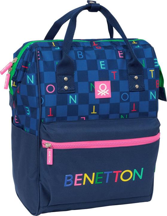 Produktbild Benetton Schulrucksack Marineblau 27 x 40 x 19 cm