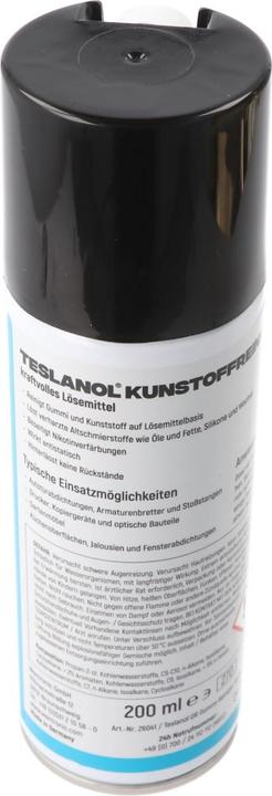 Actual product image Teslanol Rubber cleaner