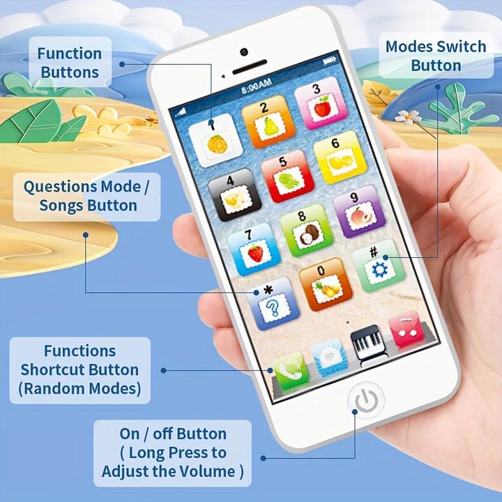 Immagine prodotto Activity Board Giocattolo musicale per bambini con smartphone, giocattolo educativo precoce, giocattolo per