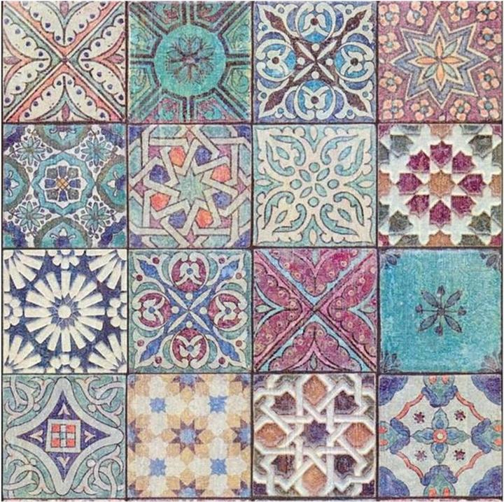 Produktbild Trenddeko Vliestapete Maritime Fliesenoptik, 10.05 x 0.53 m (LxB) (53 x 1005 cm)