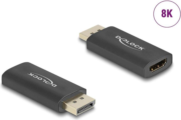 Produktbild Delock Aktiver DisplayPort 1.4 zu HDMI Adapter 8K mit HDR Fu (HDMI, 5.86 cm)