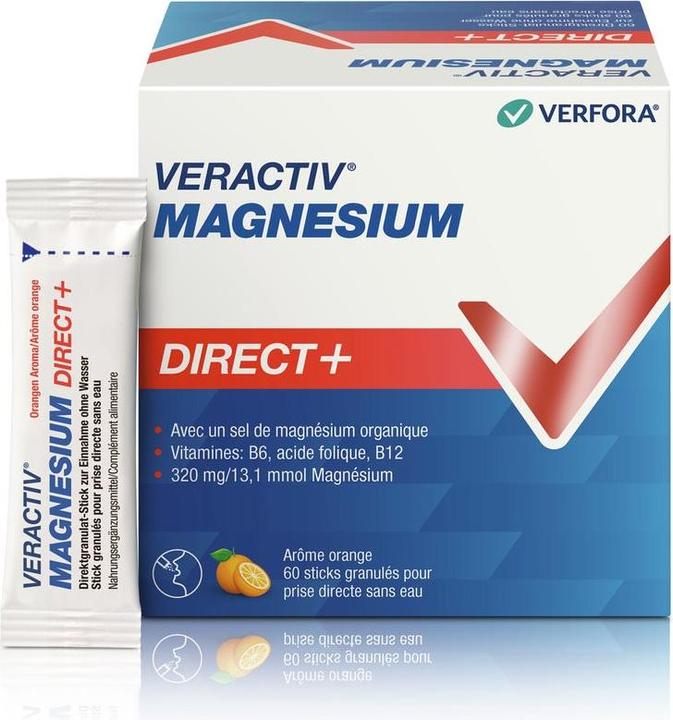 Produktbild Veractiv Magnesium Direct+ (60 Stück, Stift, 185 g)