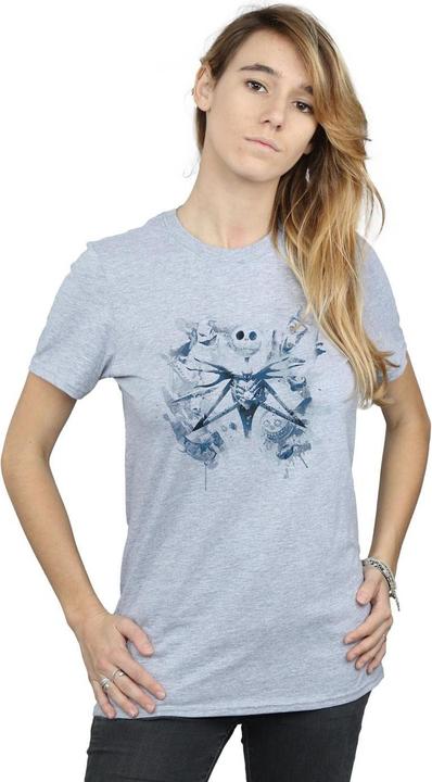 Image du produit Disney - T-shirt NIGHTMARE BEFORE CHRISTMAS PAINT SPRAY CARERS - Femme (3XL)