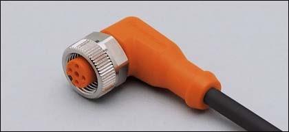 Actual product image IFM electronic Angled cable socket EVC074 M12 5p AC/DC, hfr Assembled sensor-actuator cable 40