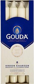 Actual product image Gouda Crown Candles Ivory 8 pieces (8 pcs.)