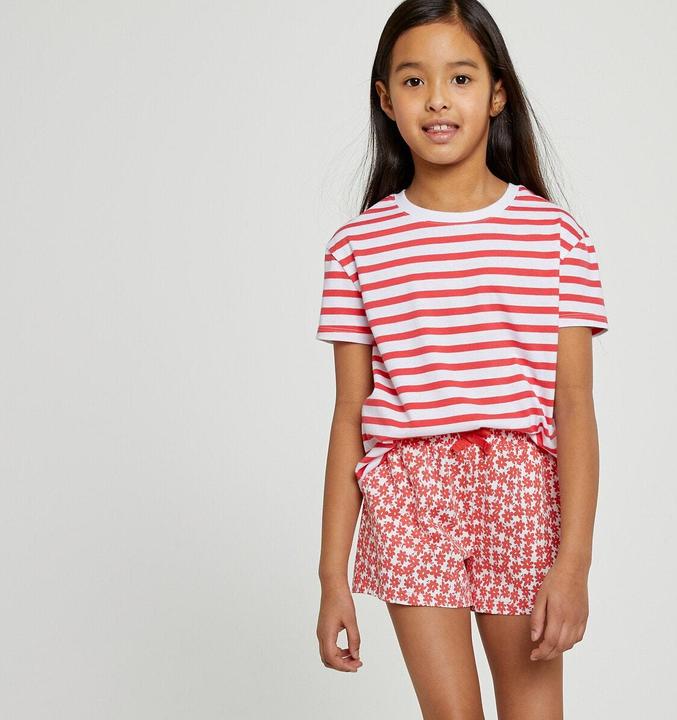 Produktbild La Redoute Collections T-Shirt mit rundem Ausschnitt und Streifenmuster (102)