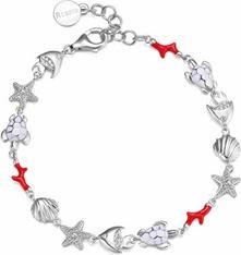 Actual product image Rosato Silver bracelet with pendants Seafood Into theue RZIB11