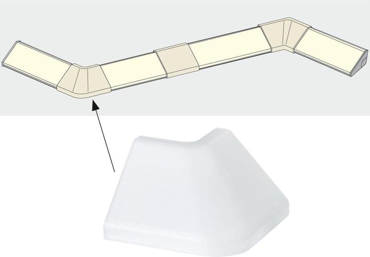 Actual product image Paulmann Profile corner connector