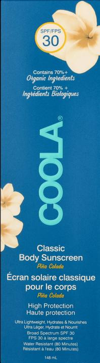 Produktbild Coola Suncare Classic Lotion Pina Colada (Sonnencreme Gesicht, SPF 30, 148 ml, 148 g)