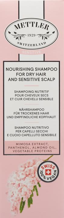 Produktbild Mettler1929 Nährshampoo für trockenes Haar und empfindliche Kopfhaut empf Kopfha (200 ml, Flüssiges Shampoo)
