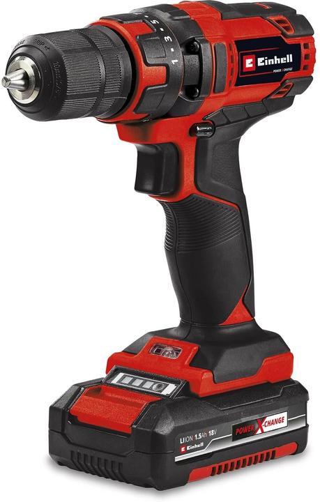 Actual product image Einhell Cordless drill driver TC-CD 18/38-2 Li ( 1 x 1.5 Ah) (Rechargeable battery operated)