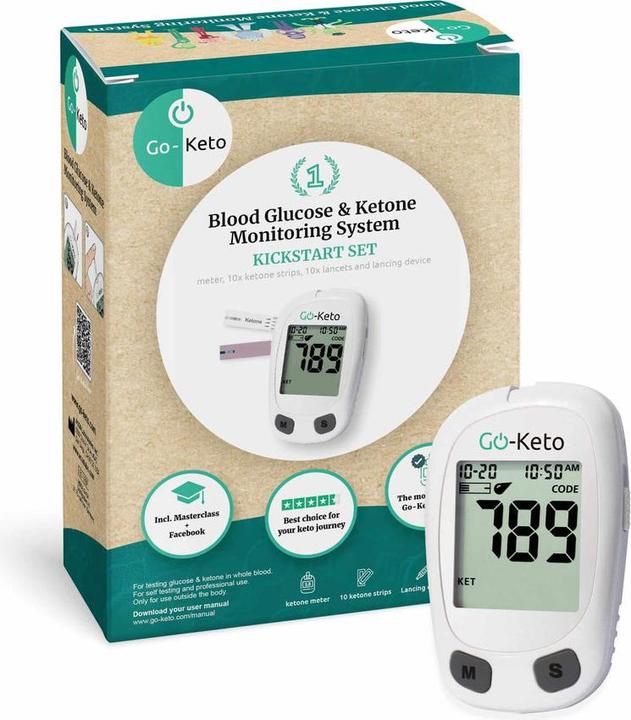 Produktbild Go-Keto Keto Kickstart Set (Blutzuckermessgerät)