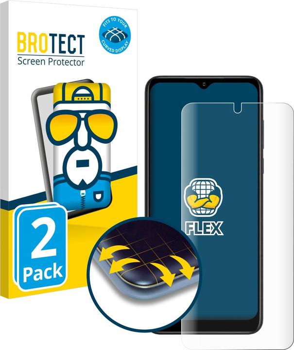 Produktbild BROTECT Full-Cover Displayschutz (2 Stück, ZTE Blade V50)