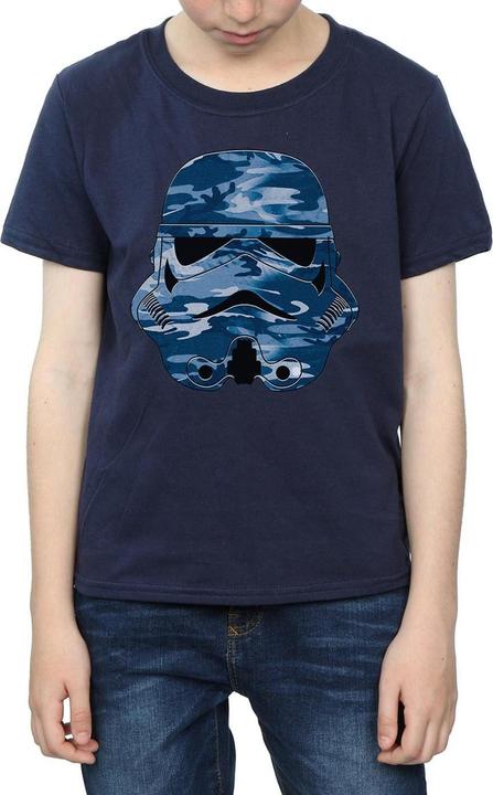 Actual product image Star Wars Boys Stormtrooper Command Midnight Camo T-Shirt (140, 146)