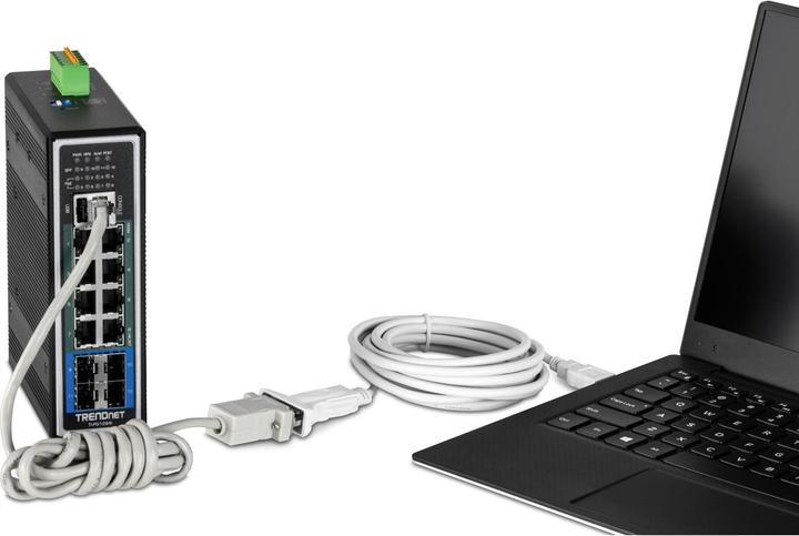 Actual product image Trendnet USB to Serial Converter TU-S910 3 metre cable