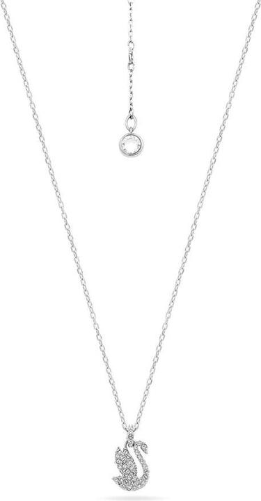 Produktbild Swarovski Iconic Swan Halskette Schwan Mittel Weiss (Swarovski Metall, 42 - 47 cm)