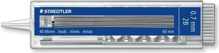 Actual product image Staedtler Fine lead mechanical pencil 255 07-2B 40 pcs. (0.70 mm, 2B, 40 x)