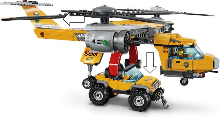 Image du produit LEGO Hélicoptère Jungle Air Drop (60162, LEGO City)