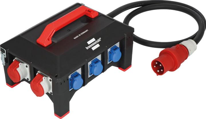Productafbeelding Brennenstuhl Professionele stroomvoorziening op locatie BS V 5-63A FI type B (9 x, CEE, CEE 7/3)