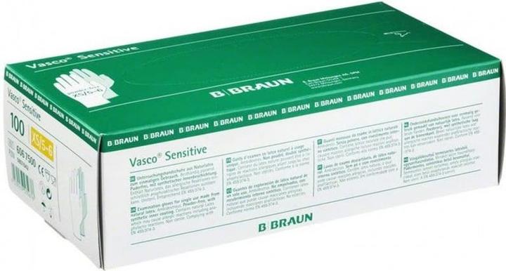 Produktbild B.Braun Sensitive Latexhandschuhe XS (100 Stk) (XS)