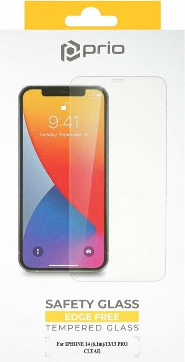 prio Tempered Glass Screen Protector for iPhone 14/13/13 Pro clear (1 Piece, Apple iPhone 13, Apple iPhone 13 Pro, Apple iPhone 14)