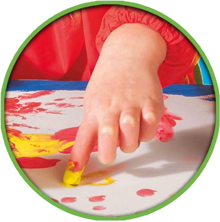 Actual product image Ses ECO finger painting (Green, Red, Yellow, 110 ml)