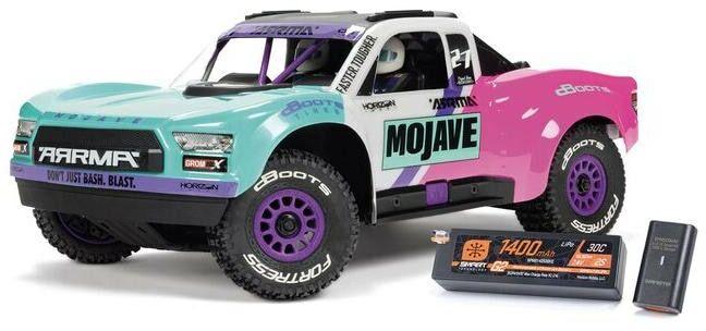 Actual product image Arrma Desert Truck Mojave GROM BLX 2233S, turquoise 1:8 (RTR Ready-to-Run)