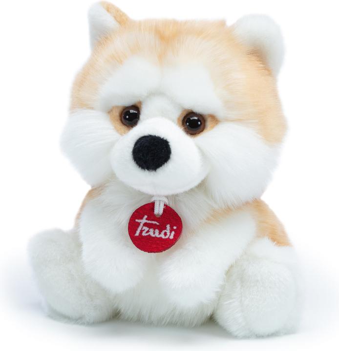 Immagine prodotto Trudi Fluffies peluche cane Akita Inu 16 x 19 x 18 cm, taglia S, peluche di alta qualità con peluche extra (18 cm)