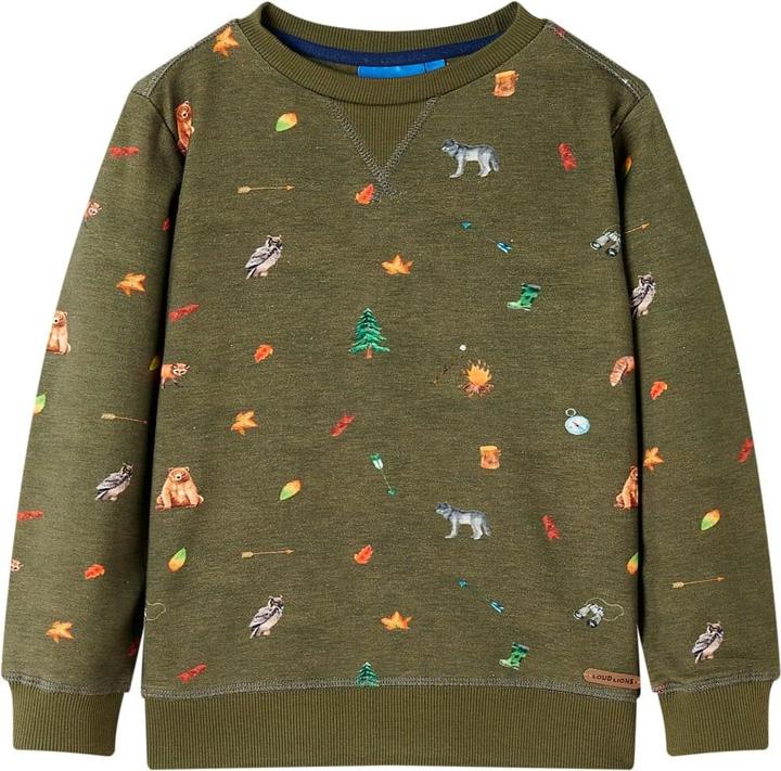 Produktbild VidaXL Kinder-Sweatshirt Khaki 92,Material: 95 % Baumwolle. 5 (92)