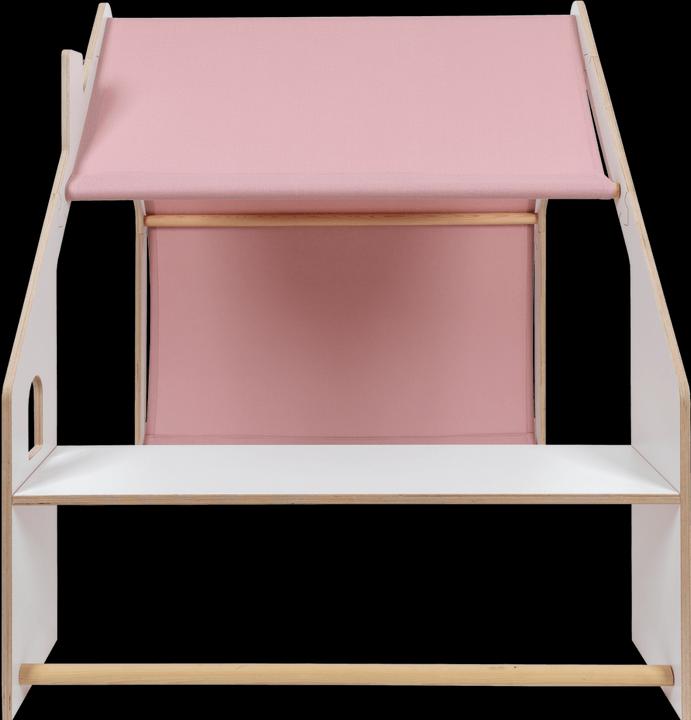 Actual product image Activity Board White wooden house with pink roof