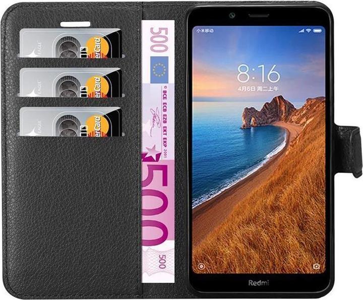 Actual product image Cadorabo Book with stand function cover (Xiaomi Redmi 7A)