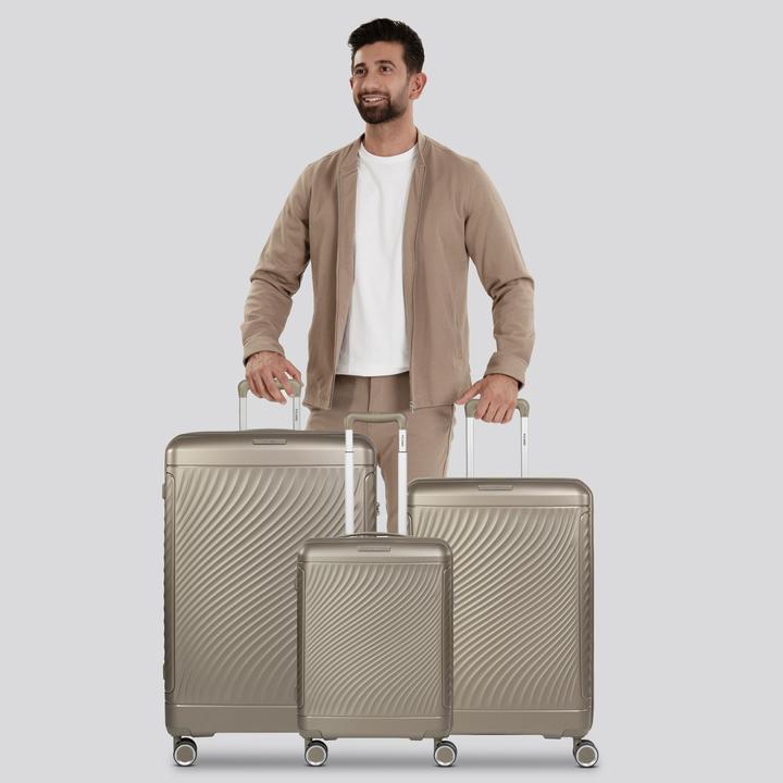 Actual product image Picard Vienna 4-wheel suitcase set 3-piece with stretch fold (195 l, XL (from 140l))