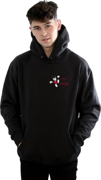 Produktbild Disney Mickey Mouse Faux Pocket Since 1928 Kapuzenpullover (S)