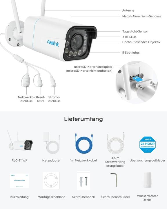 Productafbeelding Reolink W430-4K 8MP (3840 x 2160 Pixels)