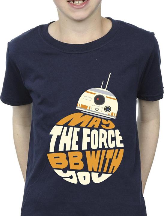 Immagine prodotto Star Wars May The Force BB8 Maglietta Ragazzi (152, 158)