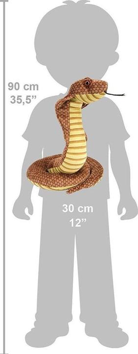 Image du produit Wild Republic Peluche Cobra Cuddlekin (30 cm)