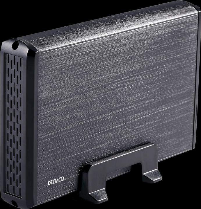Productafbeelding Deltaco HDD-behuizing SATA 3.5 "USB 3.0, zwart (3.5")