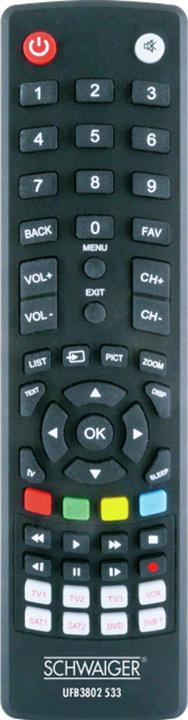 Immagine prodotto Schwaiger Telecomando universale 8 in 1 pre-programmato (Telecomando universale, Infrarossi)