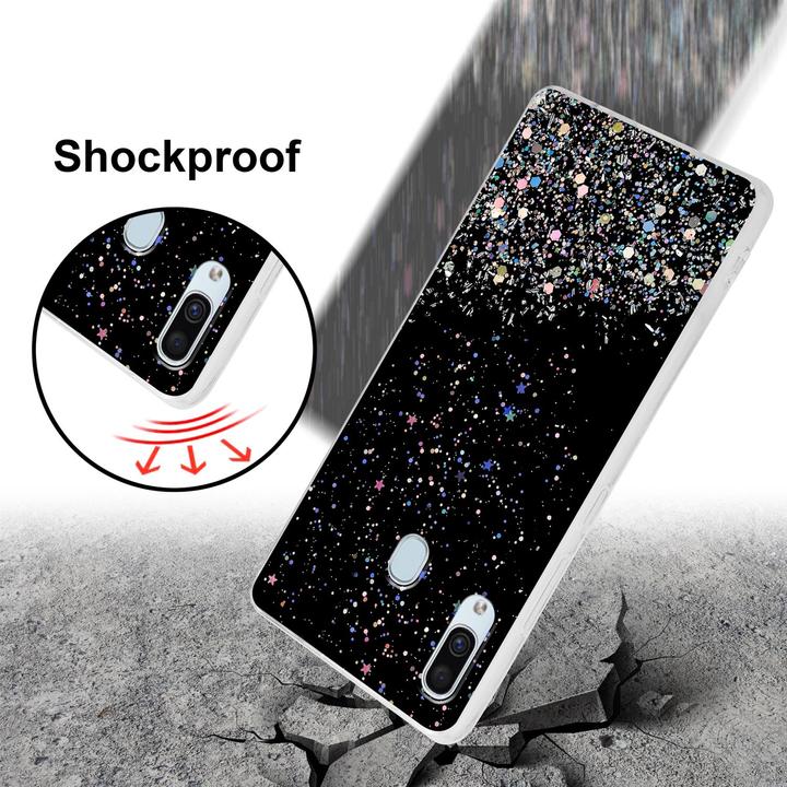 Produktbild Cadorabo TPU Cover funkelnder Glitter (Samsung Galaxy A40)