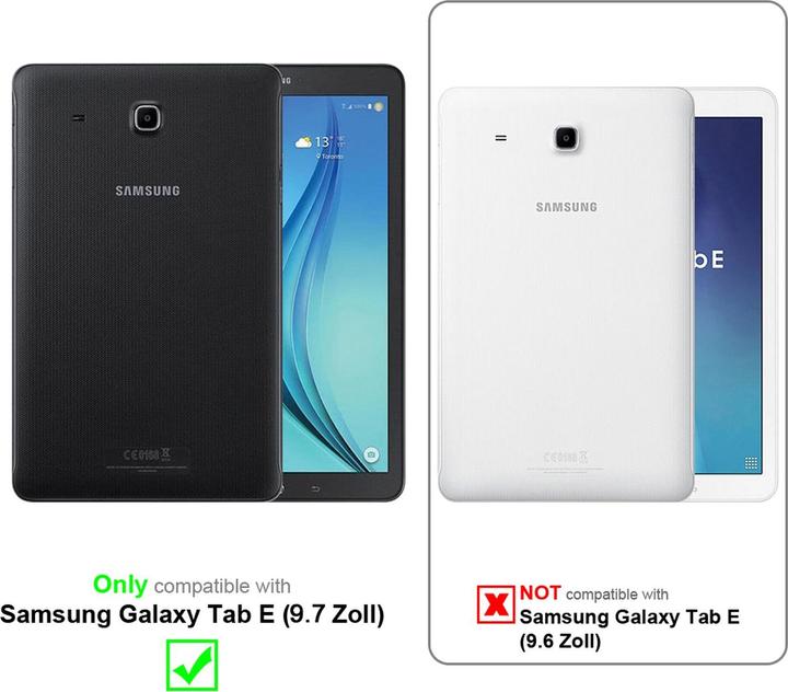 Actual product image Cadorabo Display protection glass (1 Piece, Galaxy Tab E)