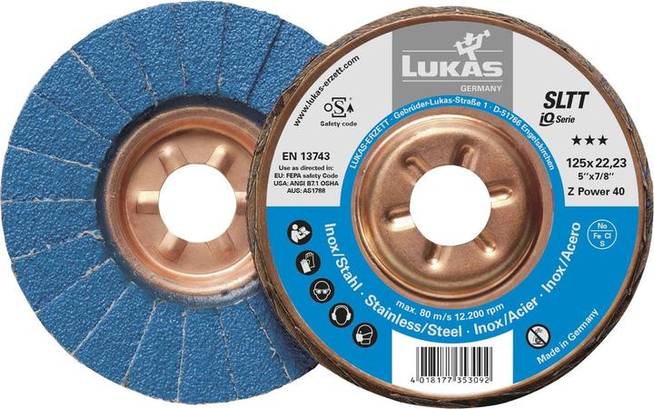 Image du produit Lukas Rondelle éventail SLTT Z Power D.125mm K.40 fl.INOX ZK (40)